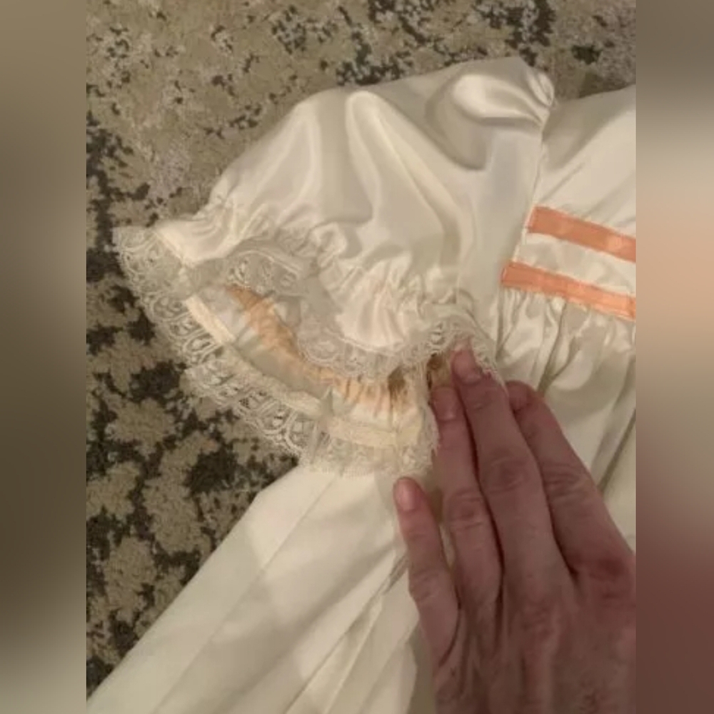 Vintage Handmade Flower Girl Dress - Picture 4 of 9